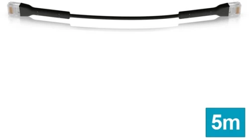 Ubiquiti U-Cable-Patch-5M-RJ45-BK, UniFi Ethernet Patch Cable, 5m, Cat6, μαύρο