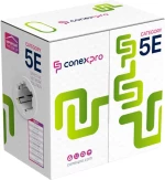 Conexpro 5EUTP, Εσωτ. χώρου καλώδιο UTP, CAT5e, PVC, 24AWG, 305m, γκρί