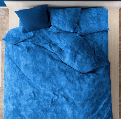 Παπλωματοθήκη Μονή 160x240 Premium Shadow 631 Electric Blue βαμβακερή Dimcol