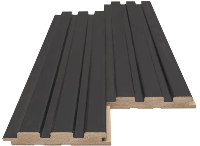 MDF PANEL ΜΕ 3D ΠΗΧΑΚΙΑ 507090 BEAT DL 16/119/2750mm BLACK LEAD New Plan