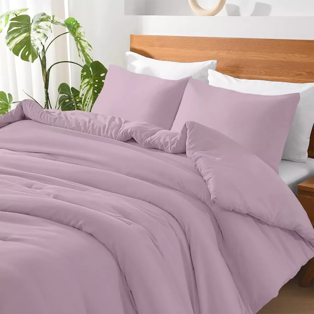 LINO ΣΕΝΤΟΝΙ BASICO LILAC 180X200+30 Lilac -