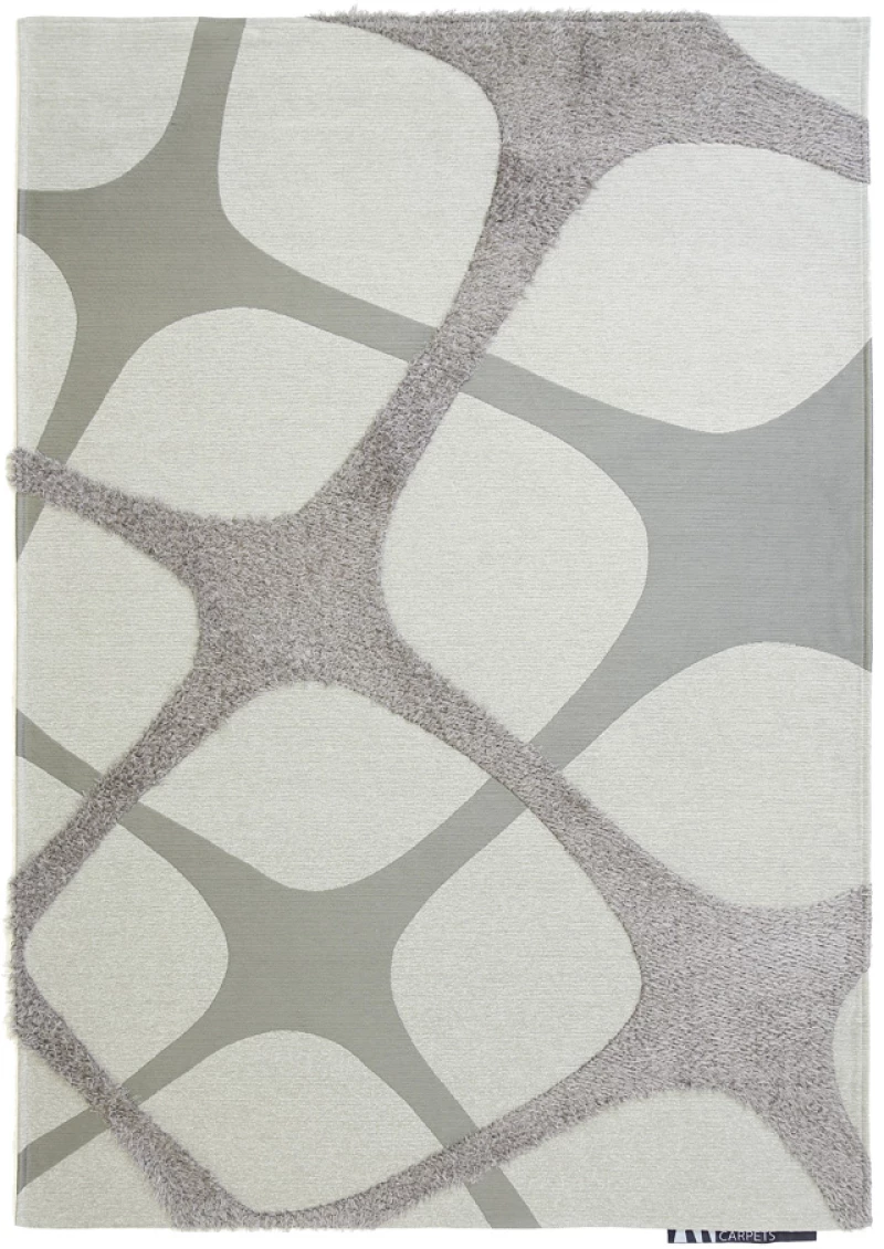 Χαλί Toscana Shaggy INNO WHITE SILVER Royal Carpet - 140x200 cm
