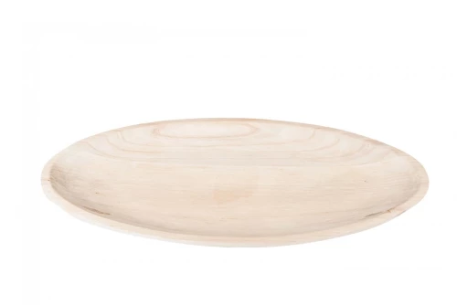 Πιατέλα σερβ.paulownia οβάλ φυσικό 44Χ22Χ5cm