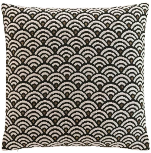 Μαξιλάρι μαύρο chenille 45x45cm