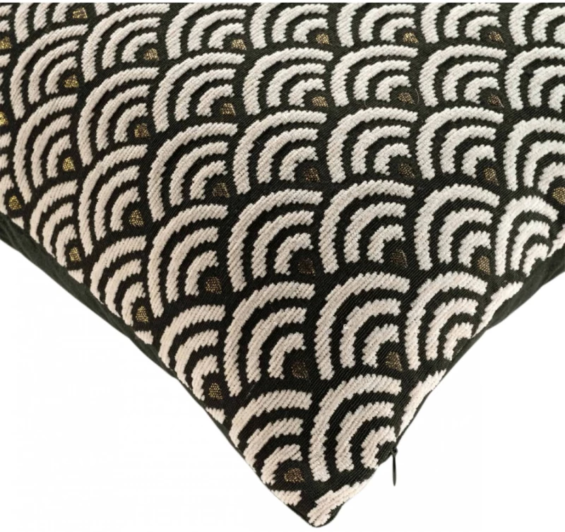 Μαξιλάρι μαύρο chenille 45x45cm