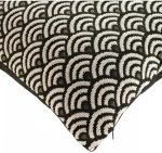 Μαξιλάρι μαύρο chenille 45x45cm