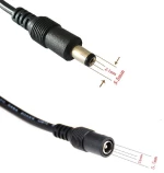 EZ-DCSP3, 1xDC Θηλυκό σε 3xDC Αρσενικό καλώδιο 5.5*2.1mm 40cm