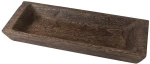 Πιατέλα σερβ.paulownia παραλ/μη καφέ 49Χ19,5Χ6cm