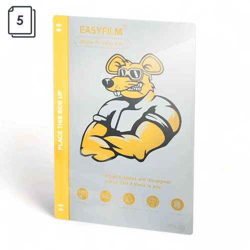 Protective film sheet No brand  Hydrogel  5pcs  For plotter  TPU  Anti-Spy  Matte  180um  120x180mm - 52743