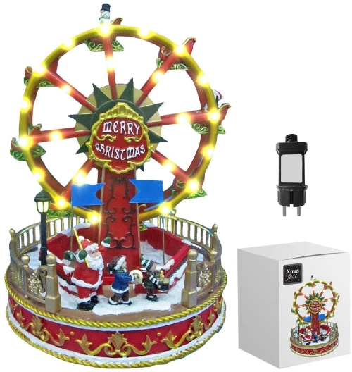 Παράσταση Xmas ρόδα λούνα παρκ 30x22.5x22.5cm Xmasfest 1133330