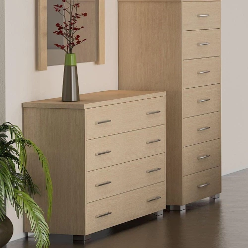 Συρταριέρα Νο.18 Με 4 Συρτάρια 100x39x71 Oak  SARRIS809711