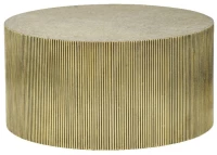 Artekko Crig MDF Στρόγγυλο Τραπεζάκι Σαλονιού (80x80x40)cm Artekko 48674