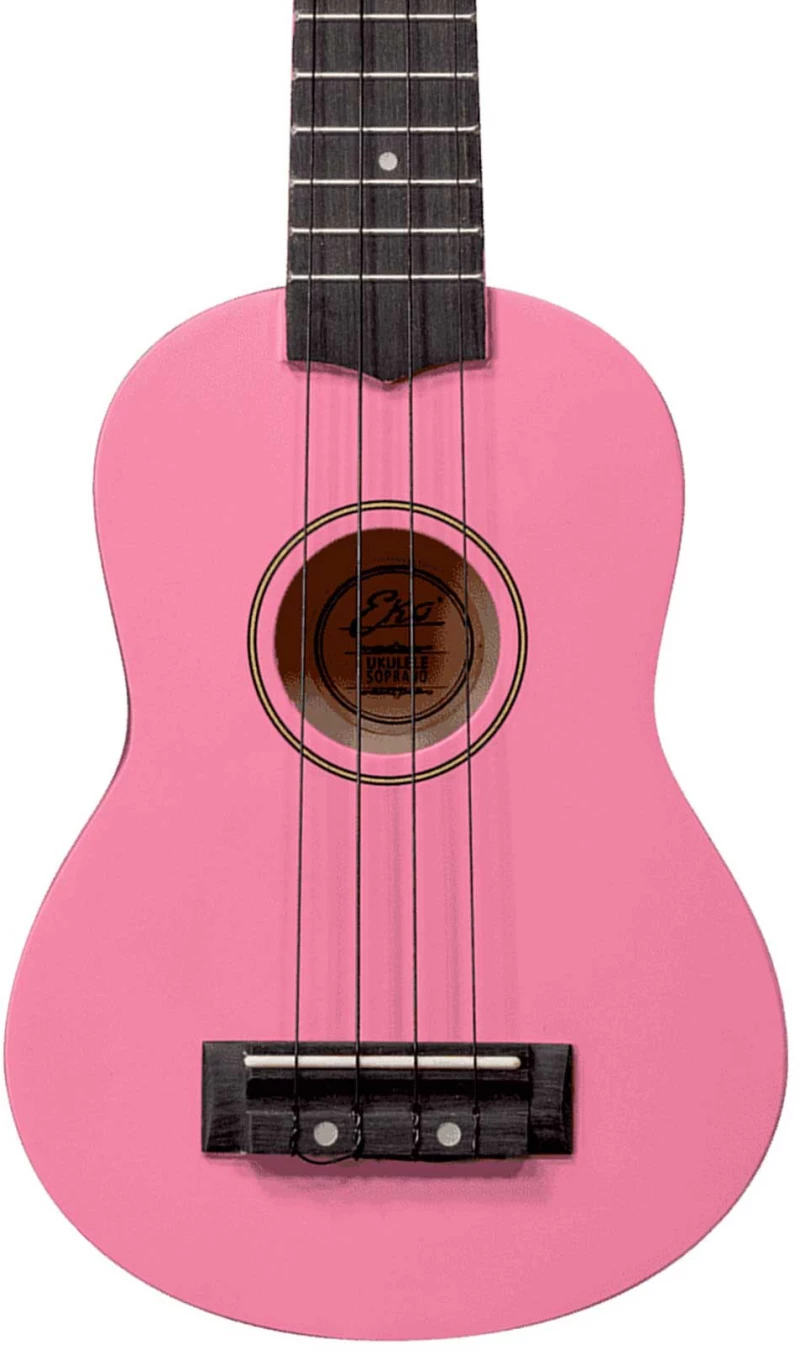 Eko Guitars Uku Primo Soprano Pink