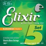 Elixir 14877 Nanoweb Stainless Steel, Long Scale - 45-125