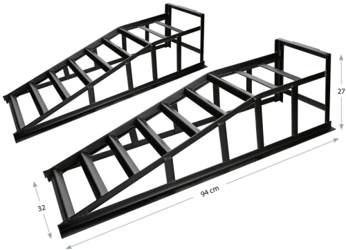 Lampa ΡΑΜΠΑ ΑΝΥΨΩΣΗΣ ΑΥΤΟΚΙΝΗΤΟΥ XL ΑΤΣΑΛΙΝΗ max200kg 94x32x27cm LAMPA - 2 ΤΕΜ. L6211.4