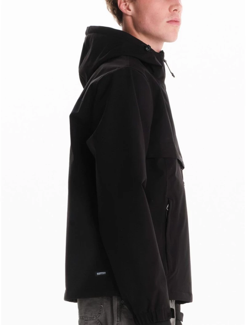 EMERSON Ανδρικό λεπτό αδιάβροχο μπουφάν Κ9 242.EM10.62 BLACK/GREY