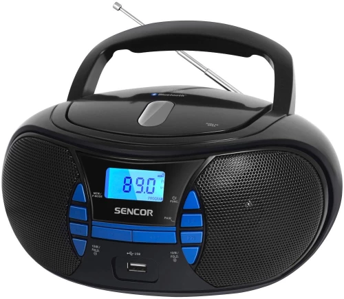 Ασύρματο ΡαδιοCD Sencor SPT 2700 BK CD/MP3/USB/BT 5.0 3W