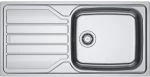 Franke Flash FLN 611-100 Ένθετος Ανοξείδωτος νεροχύτης Σατινέ Μ100xΠ50cm