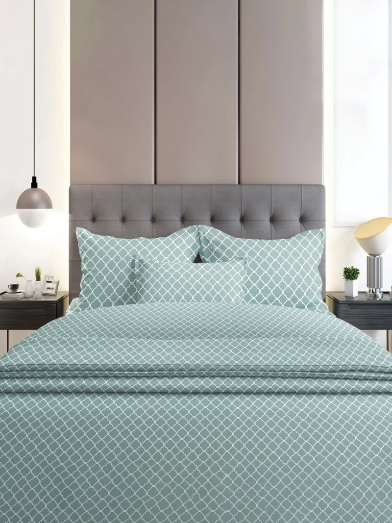 Σετ Σεντόνια Flannel 530 Aqua Μονό με λάστιχο(105x205+30)
