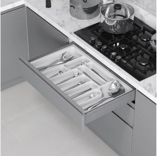 Starax Πλαστική Κουταλοθήκη  S-22 Λευκή Κ600