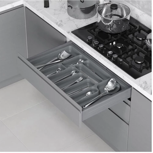 Starax Πλαστική Κουταλοθήκη  S-22  Γκρι Κ550