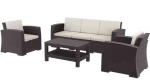METAX-24 Monaco/ST-3 Lounge Set Καφέ*  0. x 0. x 0. metax-01-00-1803