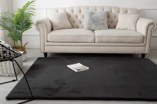 472527 BEAUTY HOME ΠΑΤΑΚΙ RABBIT ART 9644 67X140 ΜΑΥΡΟ