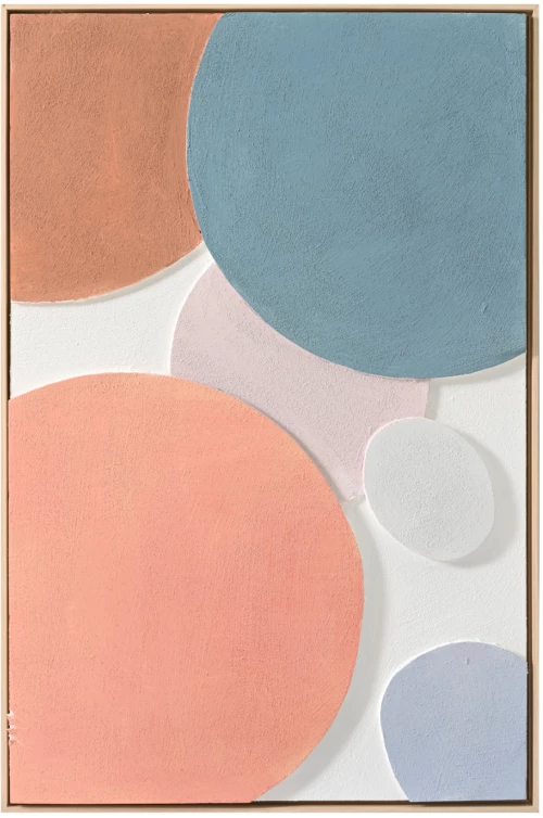 474593 ΠΙΝΑΚΑΣ ΤΟΙΧΟΥ 3D FLUO HM4543.02 ΜΕ ΚΟΡΝΙΖΑ ΜΠΕΖ-ΧΕΙΡΟΠΟΙΗΤΑ ΣΧΕΔΙΑ 60X4,5Χ90ΥΕΚ.