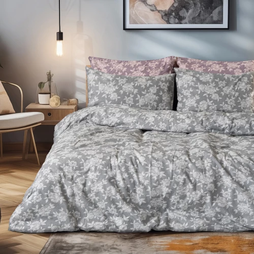 480068 BEAUTY HOME ΣΕΤ ΣΕΝΤΟΝΙΑ ΦΑΝΕΛΕΝΙΑ KING SIZE MERLOT ART 12634 270X260 ΓΚΡΙ