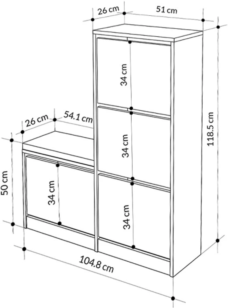 483930 ΠΑΠΟΥΤΣΟΘΗΚΗ ΜΕΛΑΜΙΝΗΣ DUDE MEGAPAP ΧΡΩΜΑ ΜΑΥΡΟ 104,8X26X118,5ΕΚ.