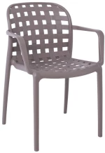 267355 DENON ΠΟΛΥΘΡΟΝΑ ΣΤΟΙΒΑΖΟΜΕΝΗ PP-UV ΚΑΦΕ MOCHA 58X57X82CM