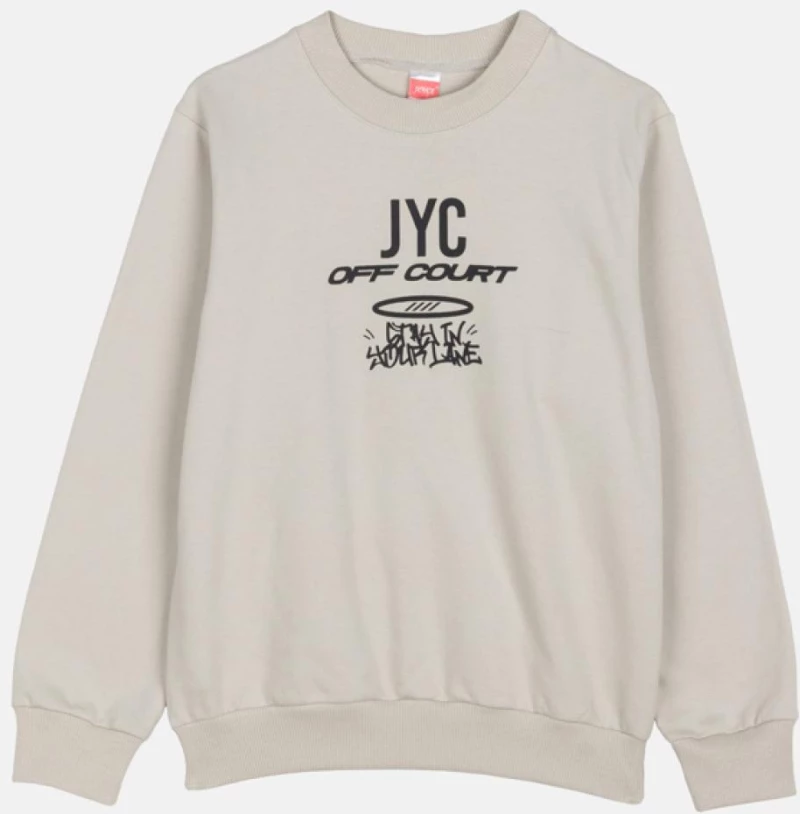 Μπλούζα εποχιακή αγόρι "Jyc off court" μπεζ