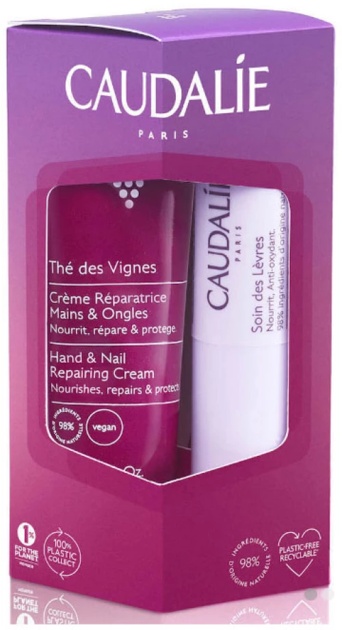 Caudalie | Promo Hand Duo The Des Vignes Κρέμα Χεριών Και Νυχιών 30 ml & Lip Conditioner Ενυδατικό Stick Χειλιών 4.5 gr