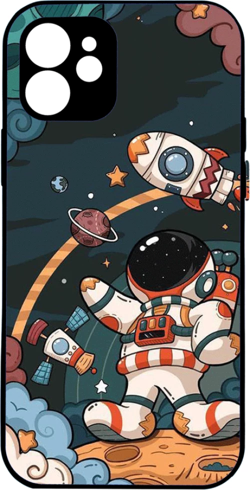 cartoon astronaut IPhone 14 Pro