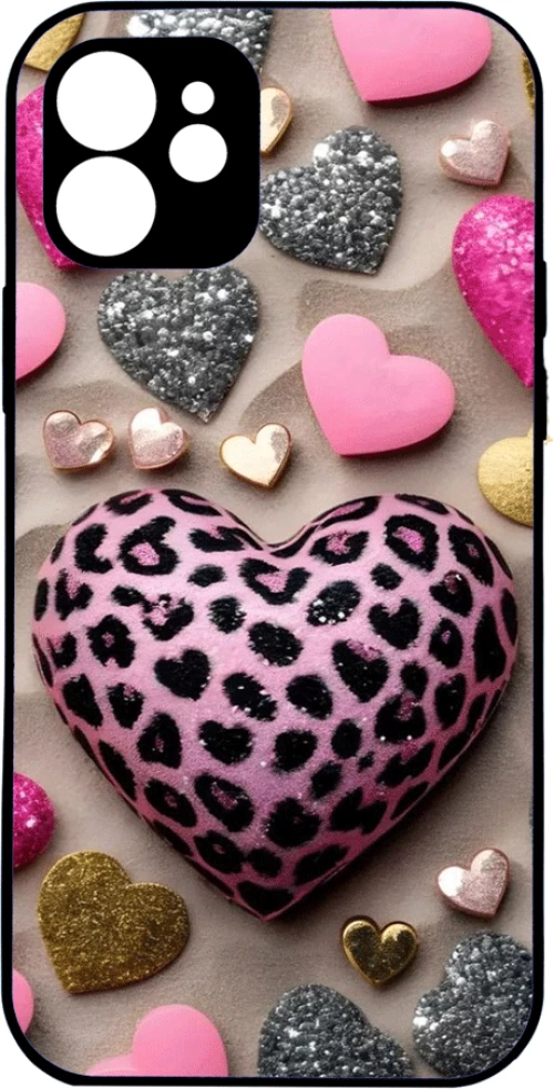 Leopard Heart IPhone 15 Plus
