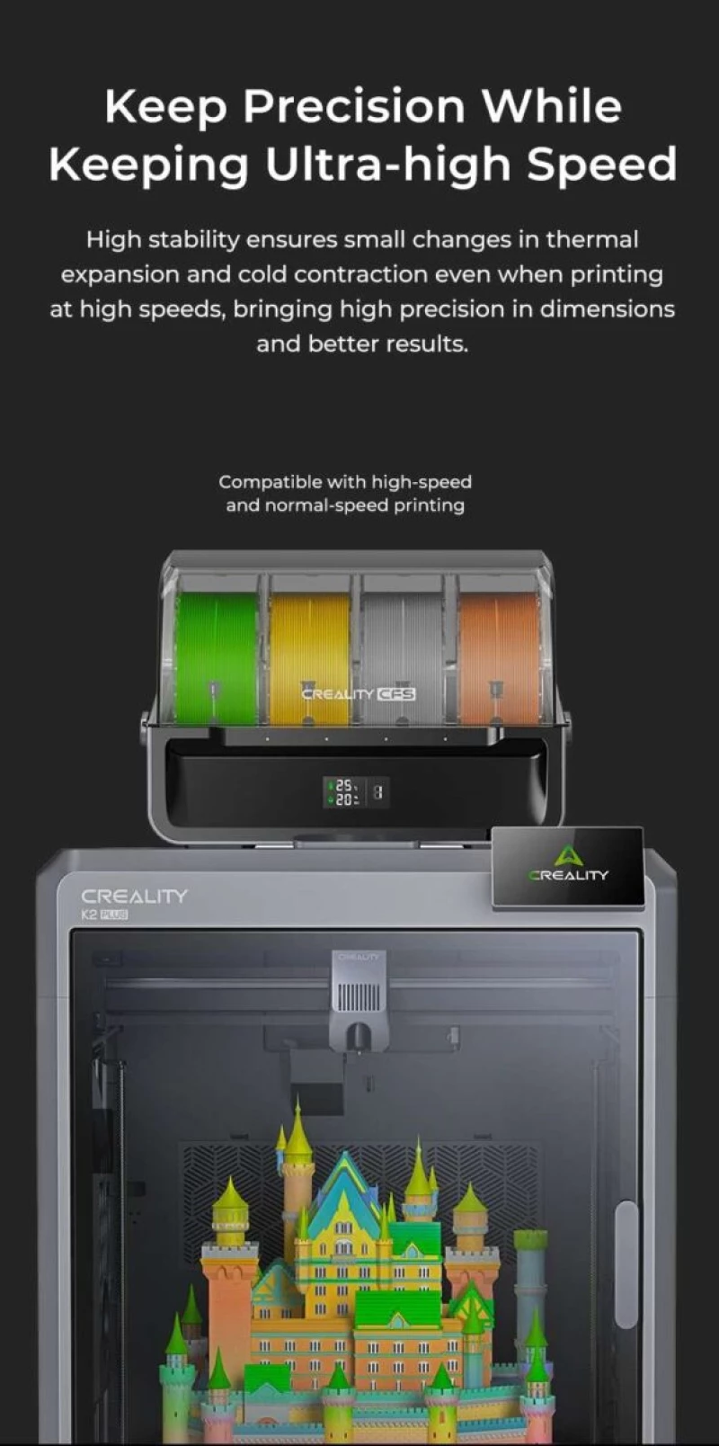 Creality Hyper PLA RFID Very Peri - Fast Printing Filament with CFS tag 1kg 1.75 (3301010463)