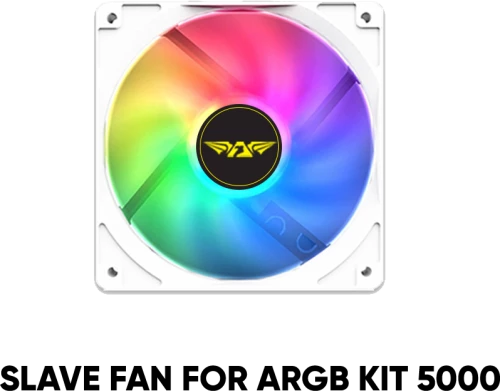 ARMAGGEDDON COOLING 4xFAN KIT 12CM ARGB KIT 5000 WHITE