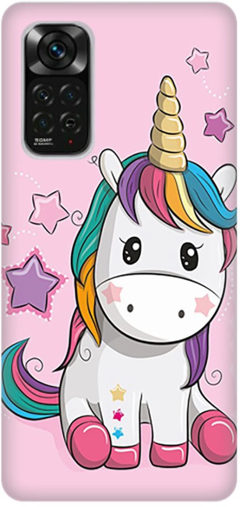 Baby Unicorn Silicone case Θήκη για Xiaomi Redmi Note 11 Pro 5G pink