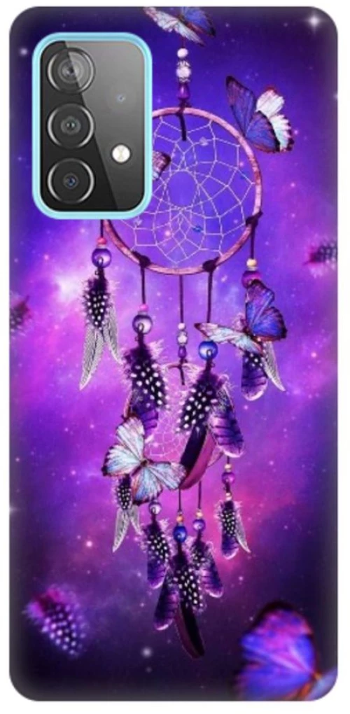 Dream Catcher Silicone case Θήκη για Samsung Galaxy A32 5G purple