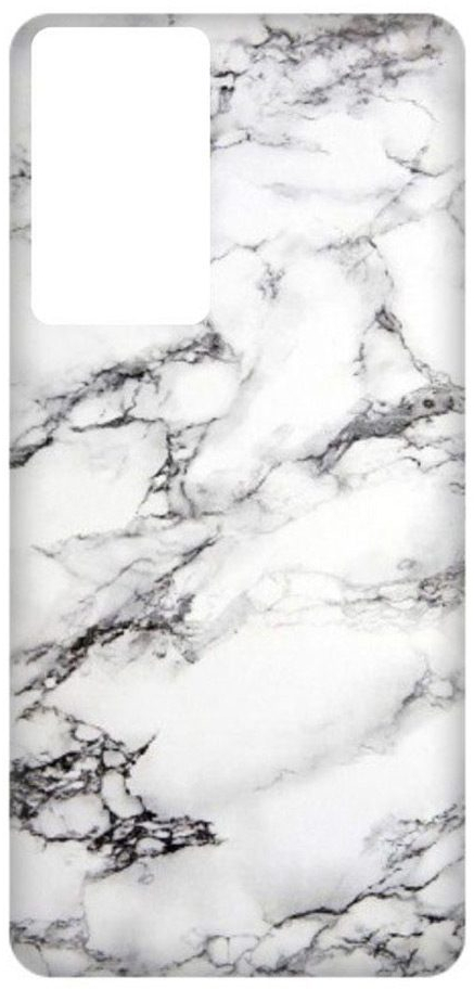 Marble Silicone case Θήκη για Xiaomi Redmi Note 10 Pro white
