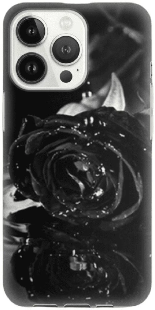 Black Rose Silicone case Θήκη για Iphone 13 Pro Max