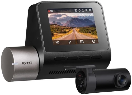 70mai A510-1 Front & Rear Dash Cam w. Screen set w. RC11 Rearview Cam - 1600p, 3k pic, Loop rec Car