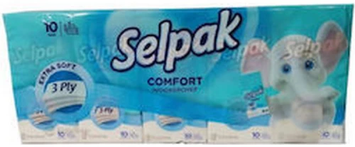 Selpak Comfort Χαρτομάντηλα 10τμχ