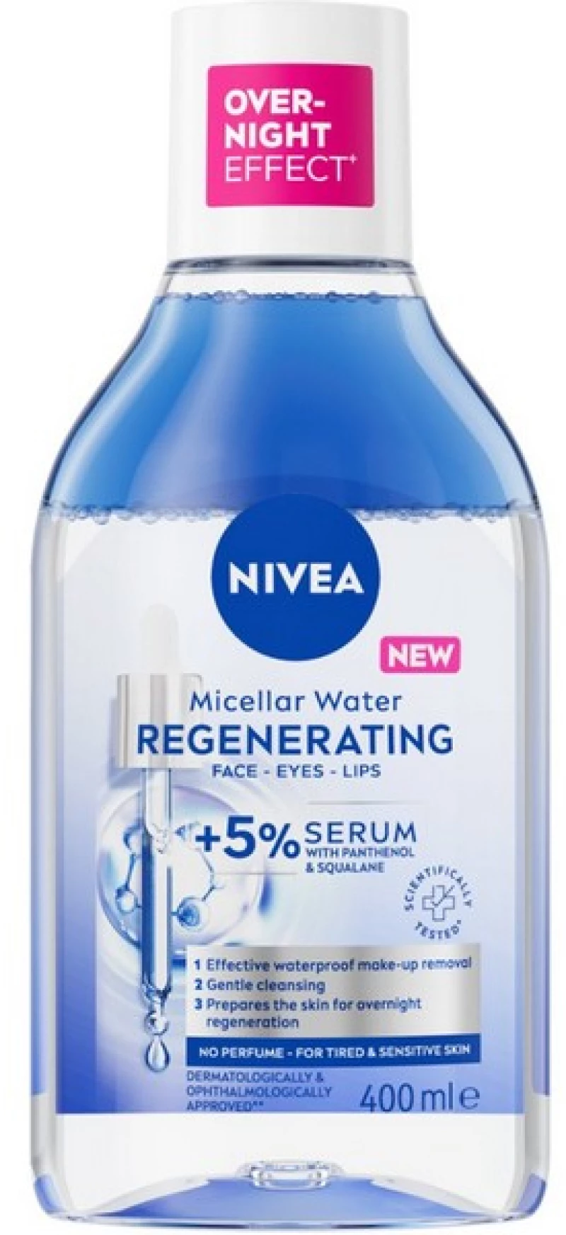 Nivea Micellar Water Regenerating Ενυδατικό Μικυλλικό Νερό Ντεμακιγιάζ 400ml