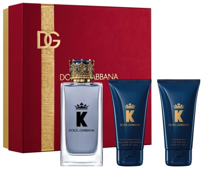 Dolce Gabbana Κ Set Eau De Parfum 100ml & Aftershave Balm 50ml & Shower Gel 50ml