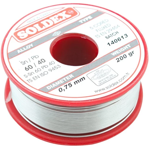 SOLDEX SOLDER WIRE 0,75mm