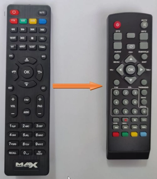 MAX HD10 COMBO REMOTE CONTROL