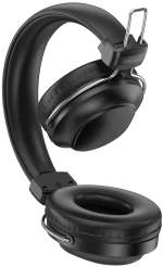 CELEBRAT headphones A36, ασύρματα & ενσύρματα, micro SD, 40mm, 250mAh, μαύρα