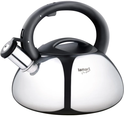 Τσαγιέρα Ανοξείδωτη 3lt Lamart LT7006 Ασημί/Μαύρο