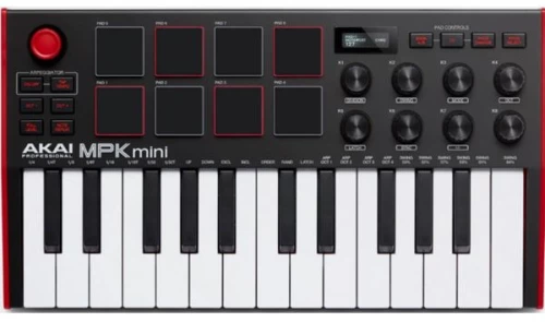 AKAI MPK Mini mkIII Midi Keyboard 25 Πλήκτρων